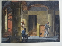 1946-0075-TEK a.jpg; 1946-0075-TEK; Gevangenisscène.; tekeningen